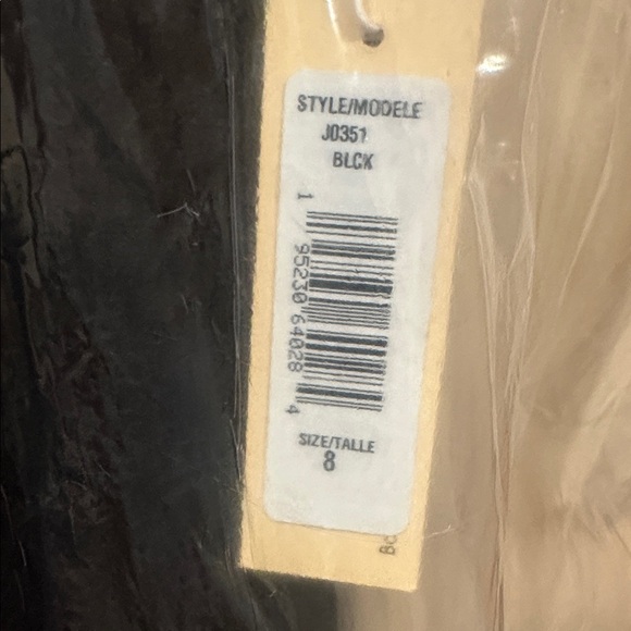 Jewel Badgley Mischka Black Floral Midi Dress - Picture 4 of 5